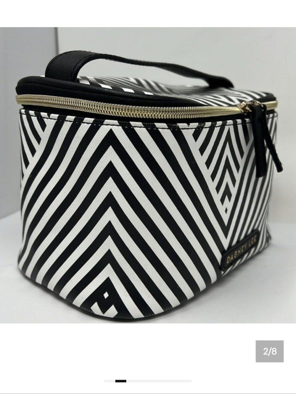 Dabney Lee Makeup Travel Zip Around Toiletry Makeup Bag Case